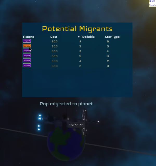 planet change pop up