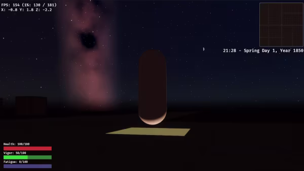 night sky shader