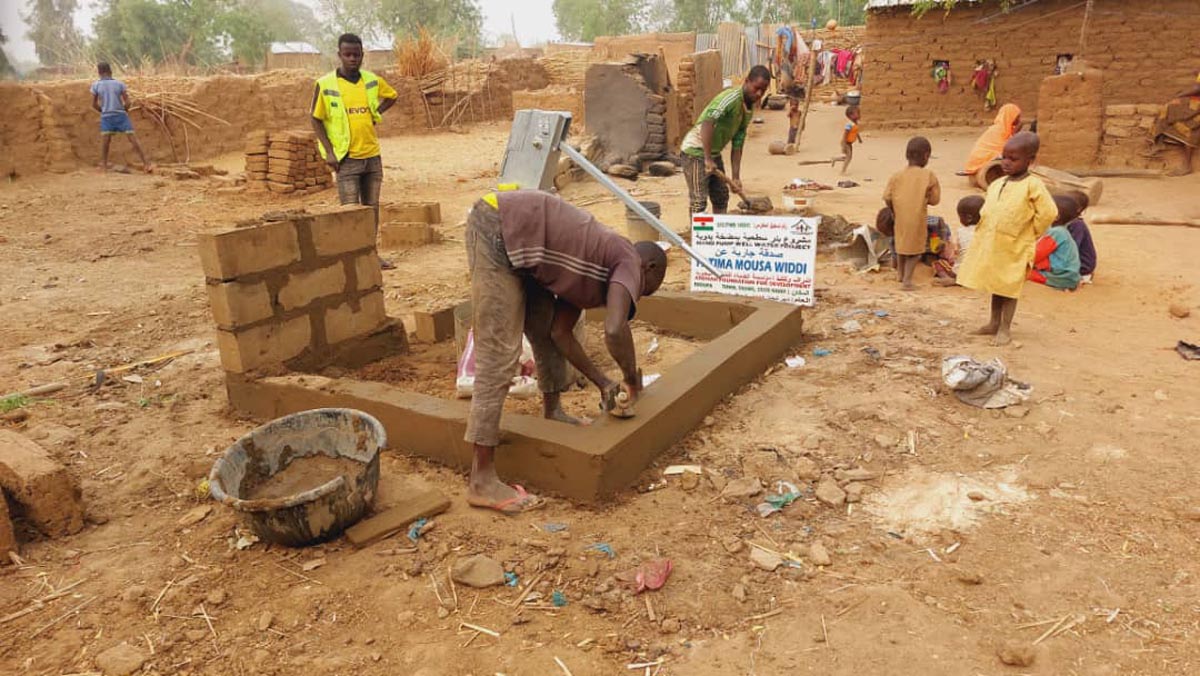 Surface Wells With Hand Pump