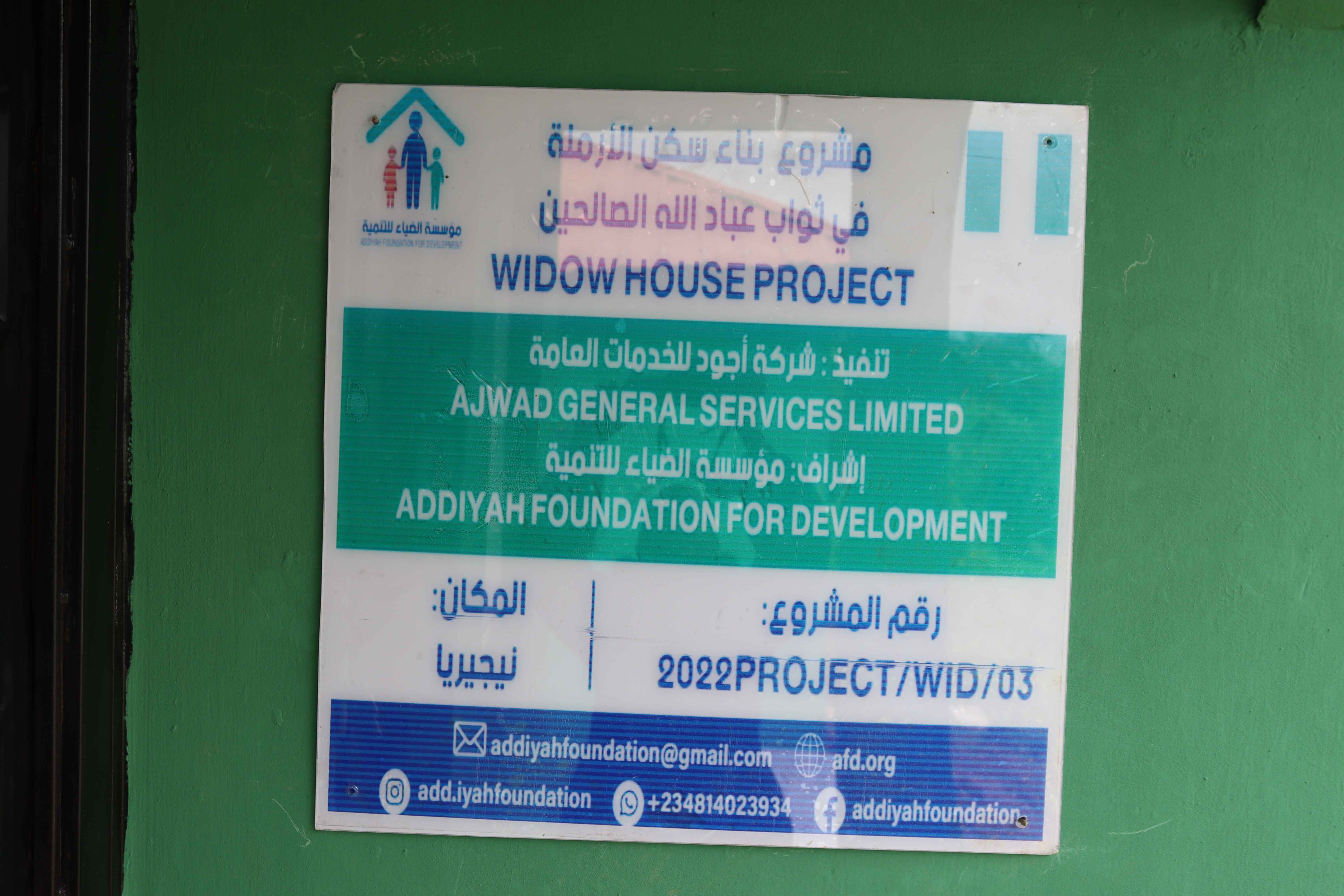 Building Home For Widows