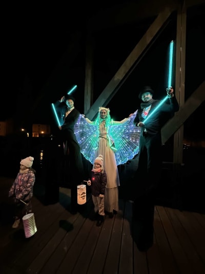 CRYOMAN LED SHOW a svítící chůdaři - photo 2