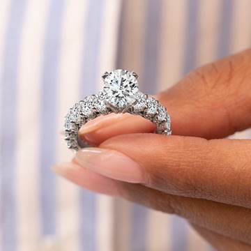 Tacori 18k White Gold Diamond Engagement Ring