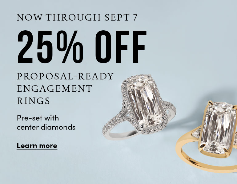 25% Off Proposal-Ready Rings