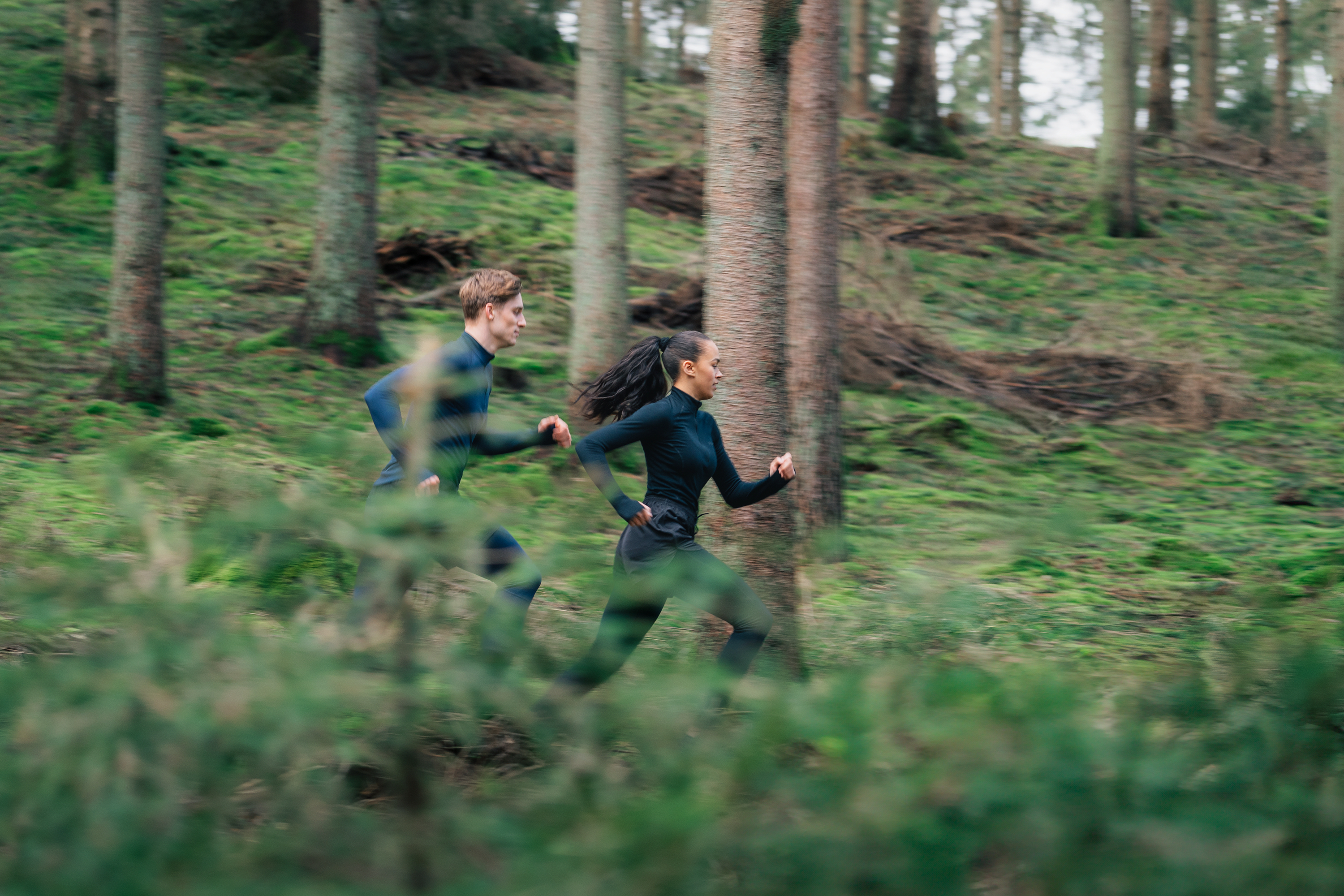 Courir avec une veste sans manche