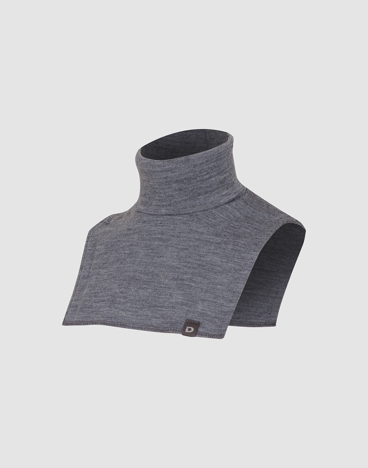 Children's merino wool neck warmer - Blue granite melange - Dilling