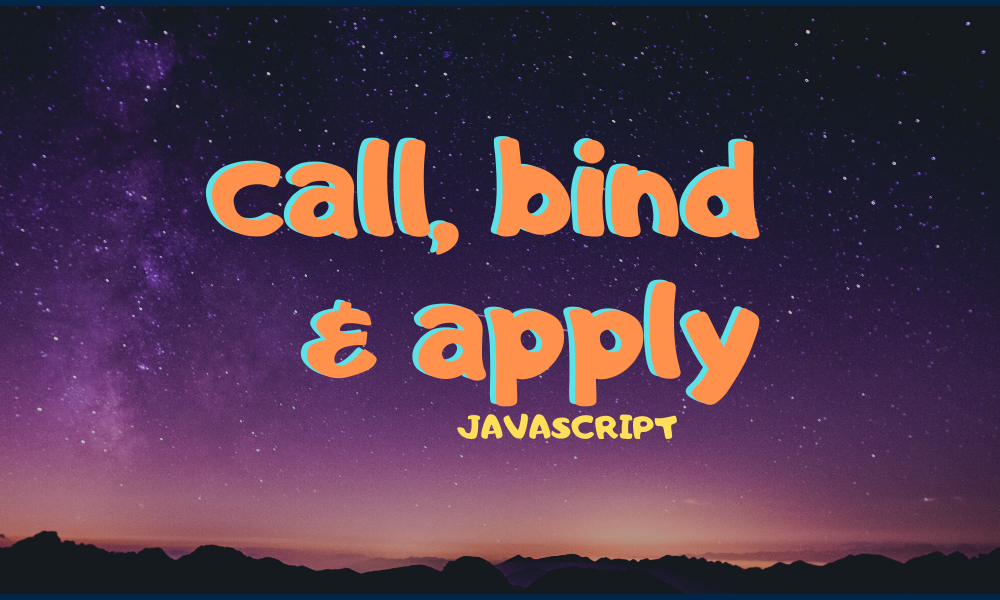 call, bind and apply in Javascript - Dillion's Blog