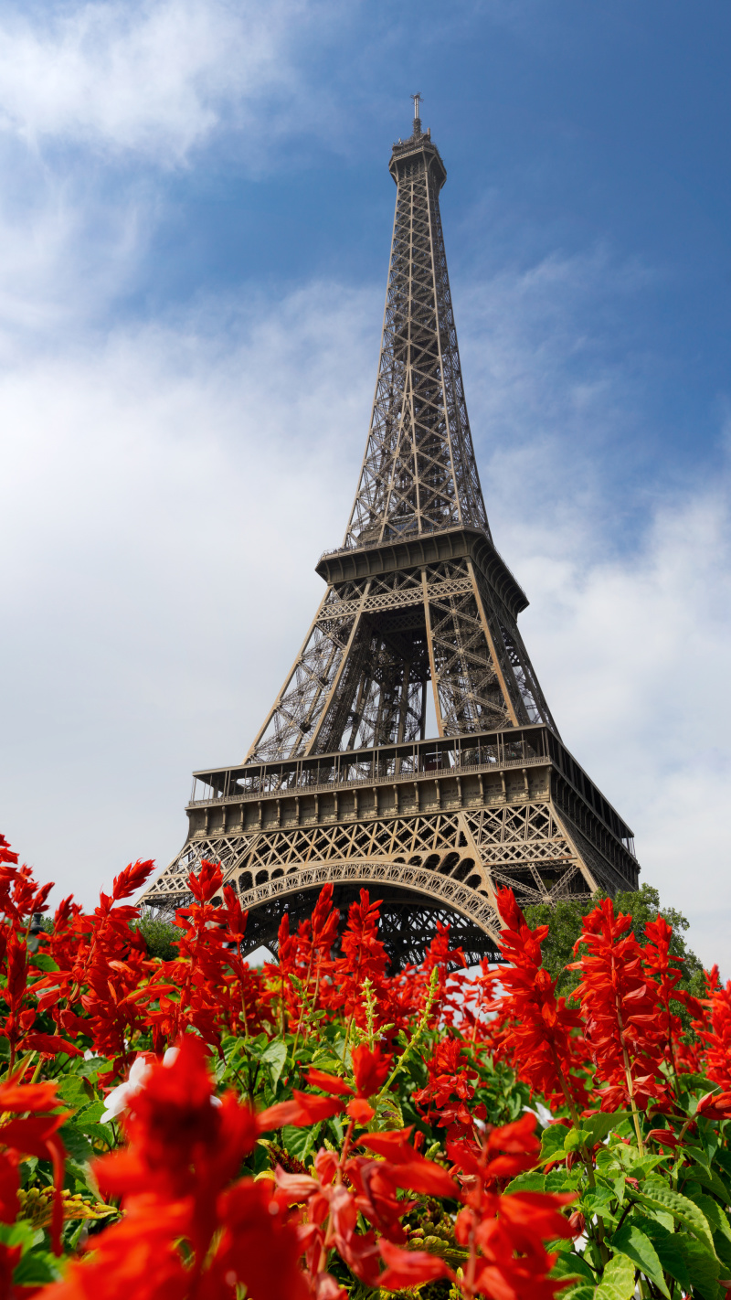 Perfect summer colors at the Eiffel Tower