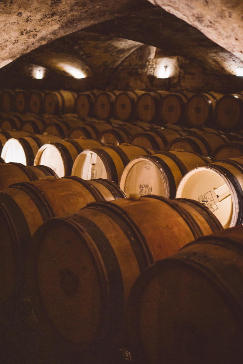 The cellars at Château de Meursault