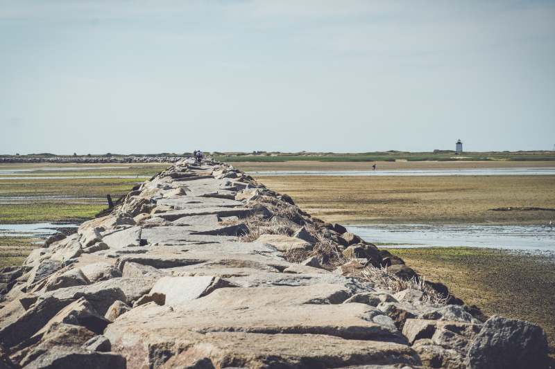 Looking out to the lighthouse