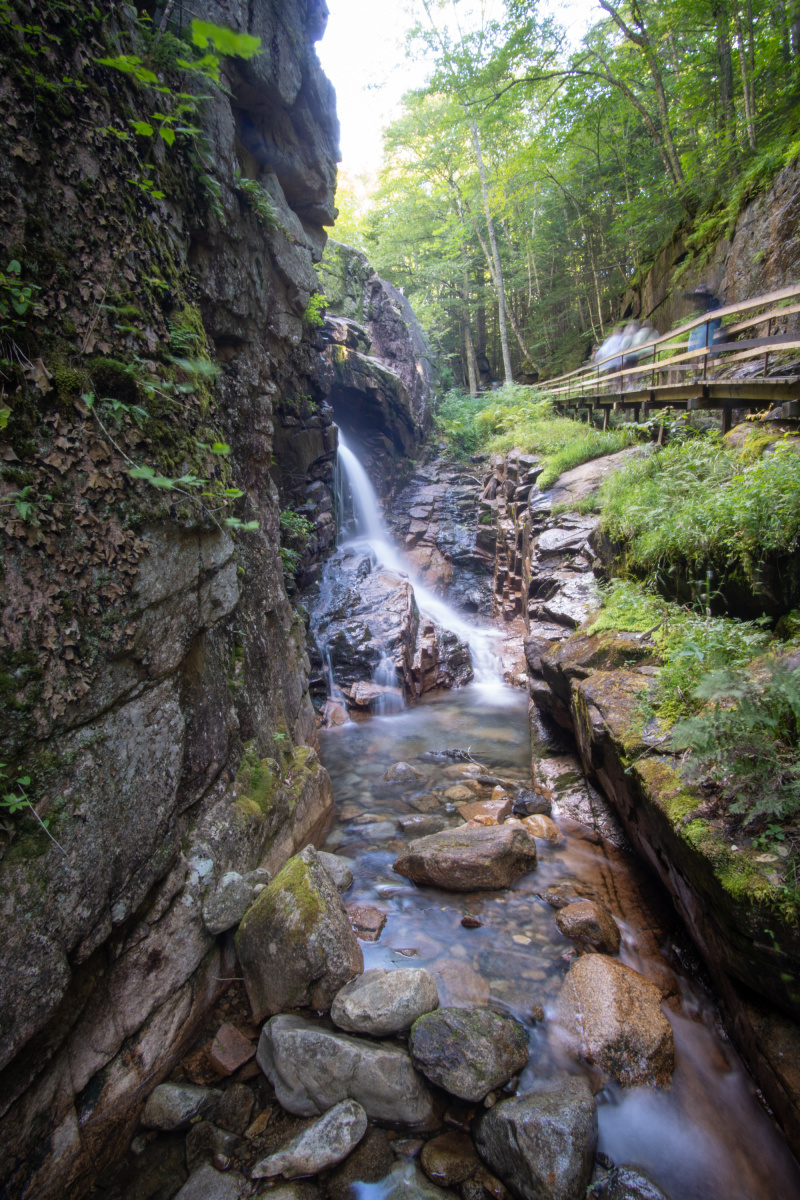 Flume Gorge Waterfall