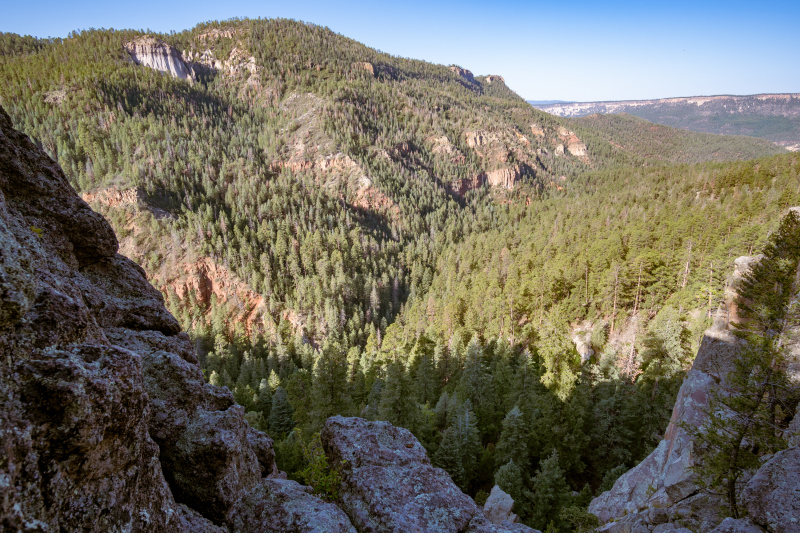 Hiking near Jemez Falls