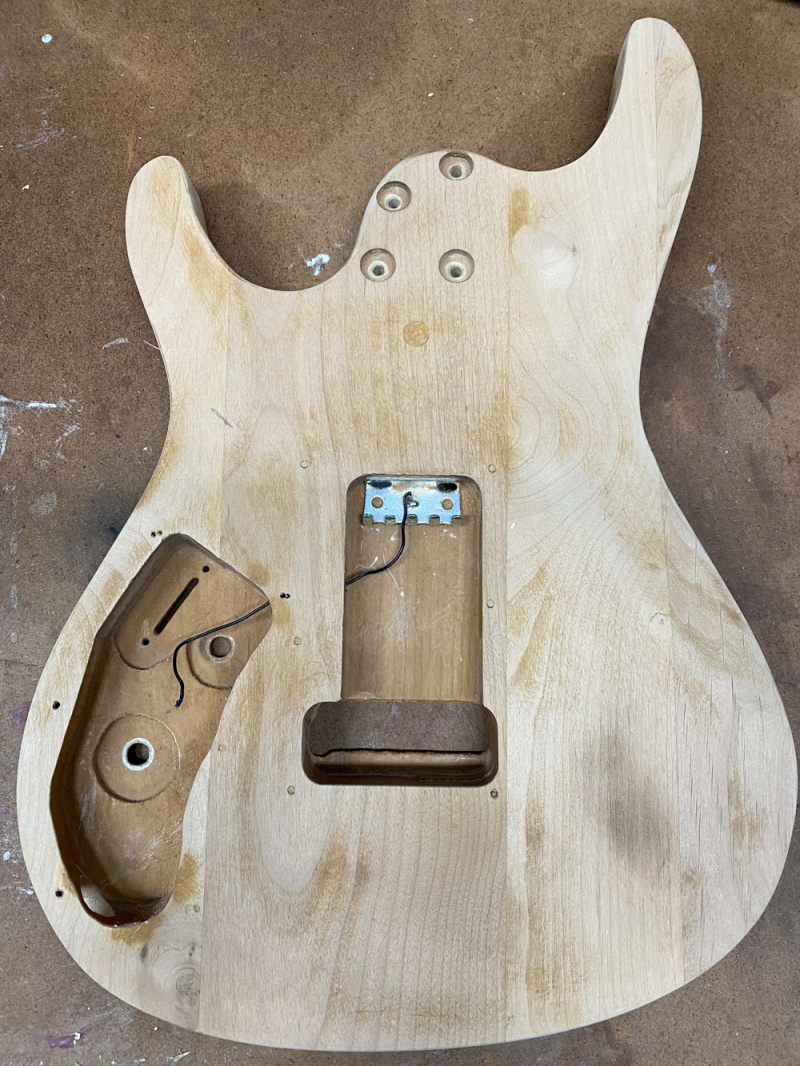 Sanded back