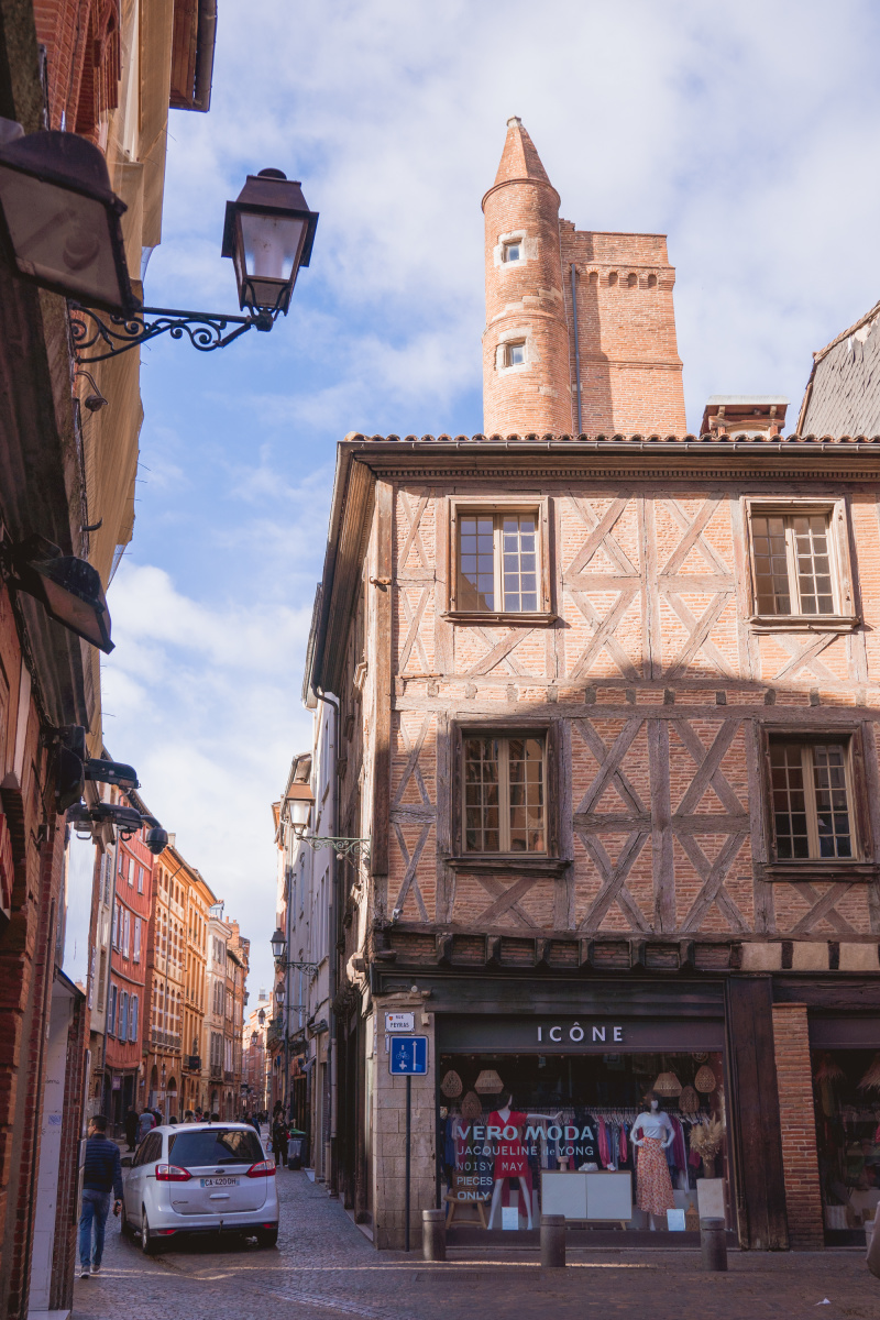 Old buildings, narrow streets