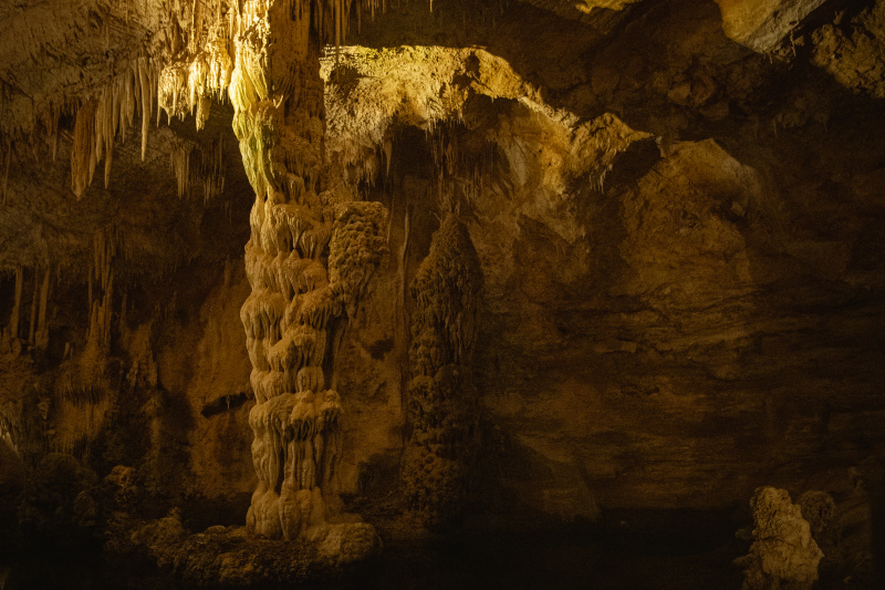 Column rising out of Devil's Spring