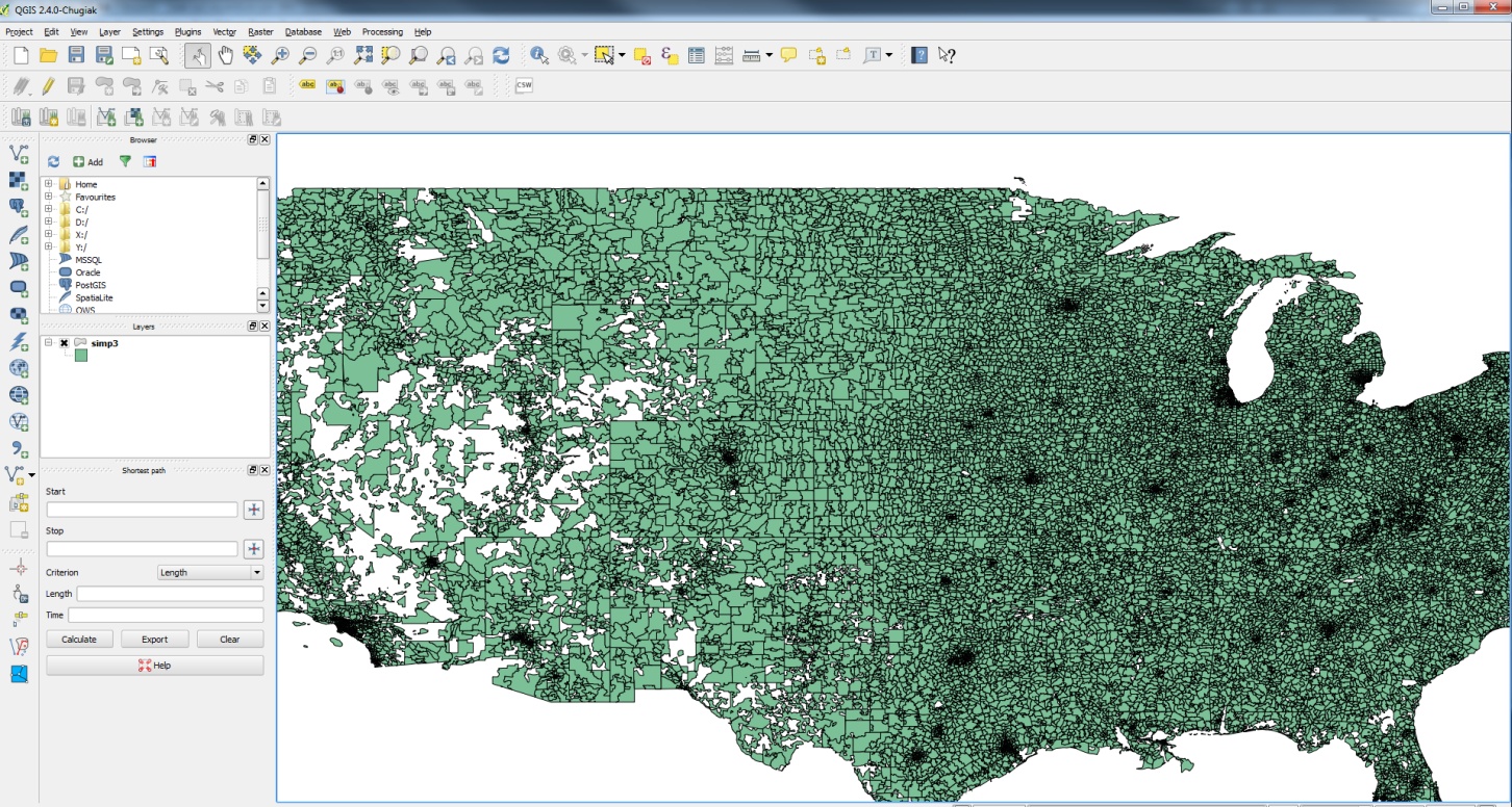 Карта qgis россия