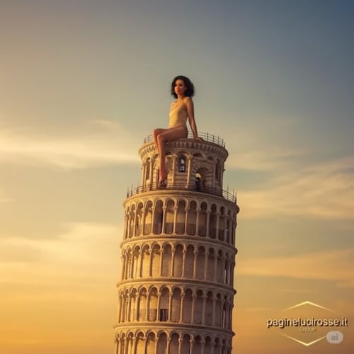 Donna elegante in una via del centro di Pisa - annunci escort Pisa