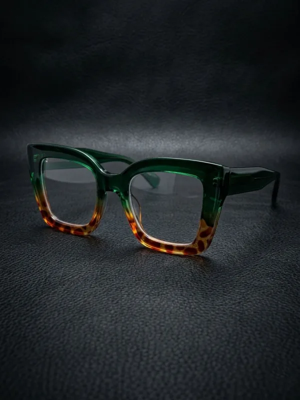 Lunettes Anti-Lumière Bleue VisionPro Vert Émeraude — Gaming Femme