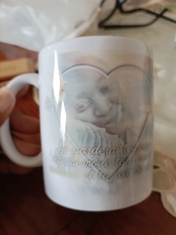 Tasse/ plat magique personnalisé
