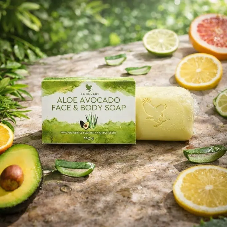 FOREVER ALOE-AVOCADO-FACE-BODI-SOAP