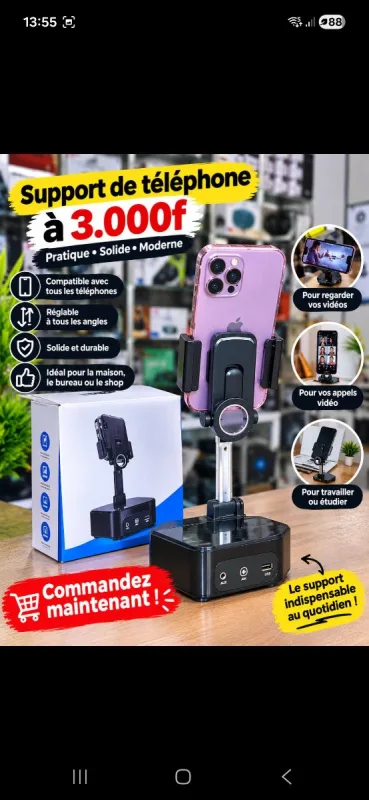 Support de téléphone