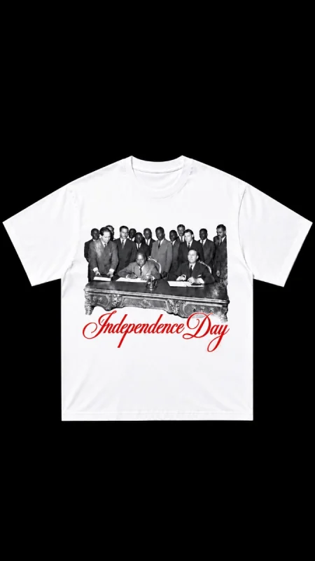 INDEPENDENCE DAY TEE (BLANC)