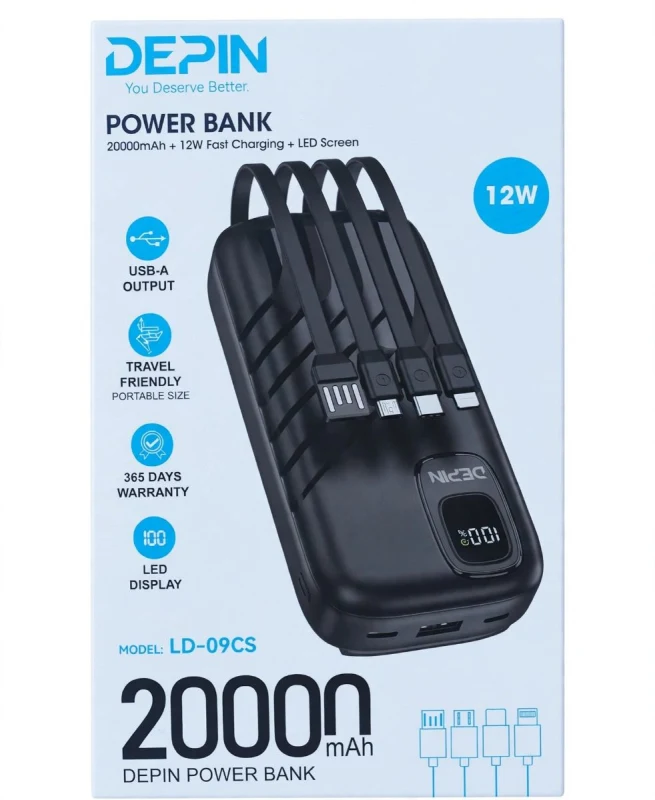 PowerBank Depin 20k Mah