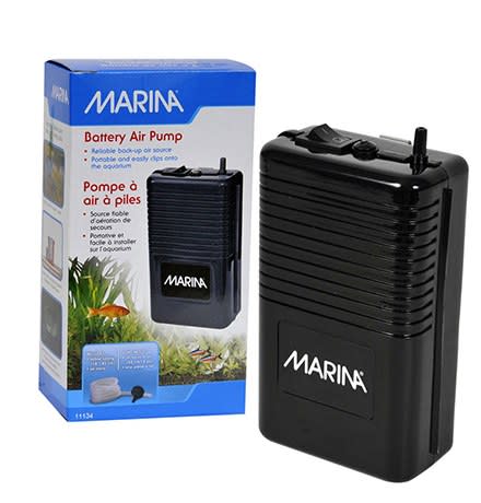 Emergency battery air pump