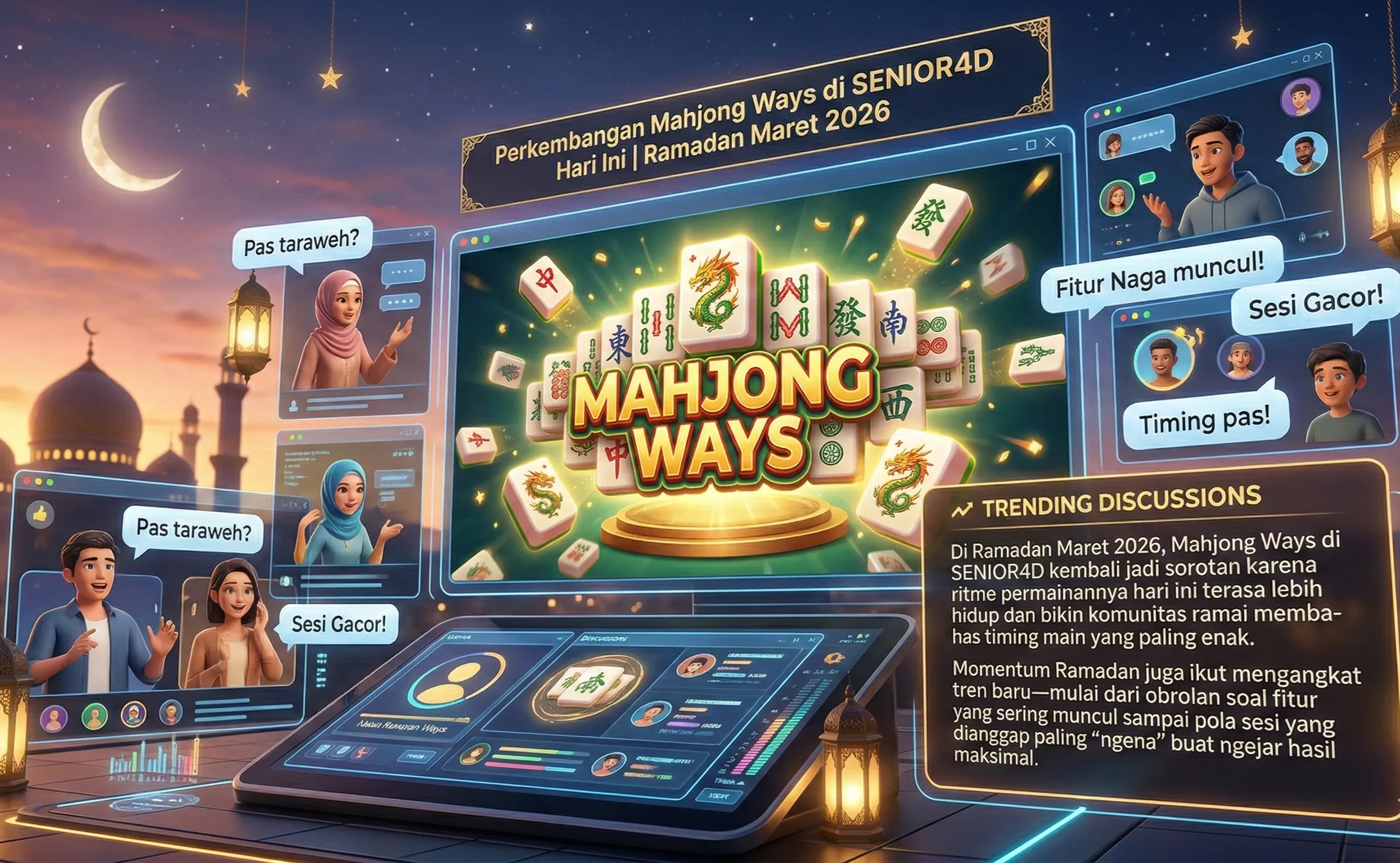 Update terbaru Ramadan Maret 2026 pantau perkembangan Mahjong Ways di SENIOR4D hari ini
