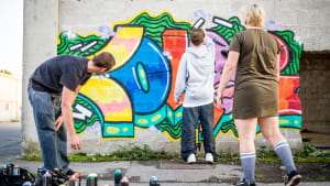 Kunst Workshop mit Graffiti Image 1