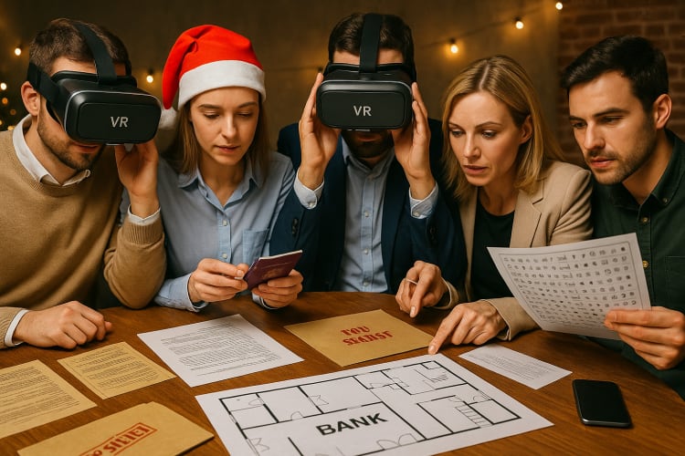 Weihnachts Virtual Reality Game 