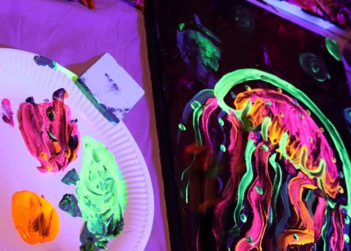 Blacklight Art Workshop Osnabrück
