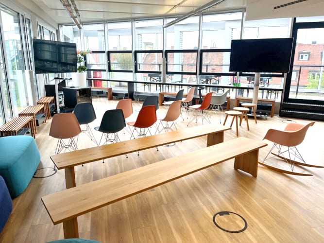 Moderner Collaboration Space 