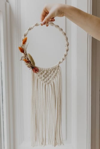 Makramee-Kranz Workshop bei Frankfurt