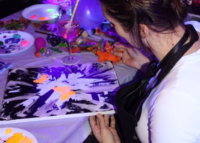 Blacklight Art Workshop