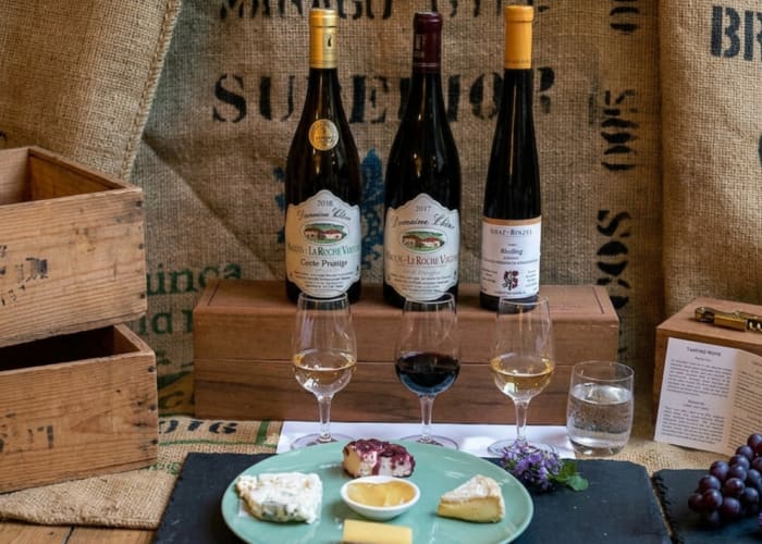 Käse und Wein Tasting 