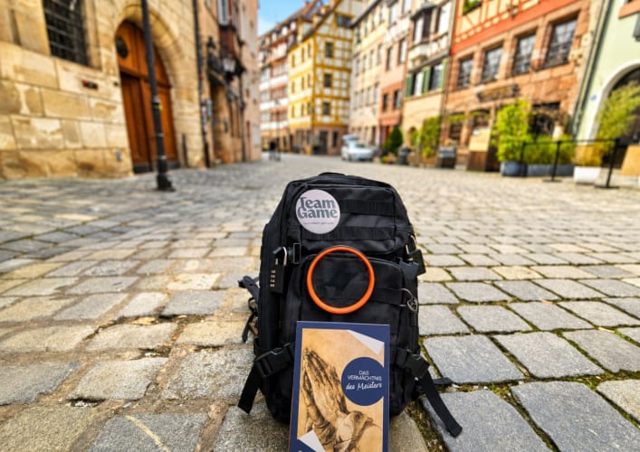 Escape Game mit Rätsel-Rucksack 