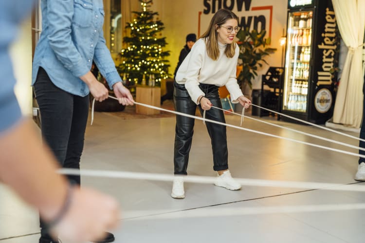 Weihnachtliche Gameshow Berlin 