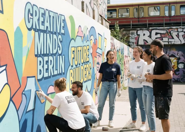 Kunst Workshop mit Graffiti