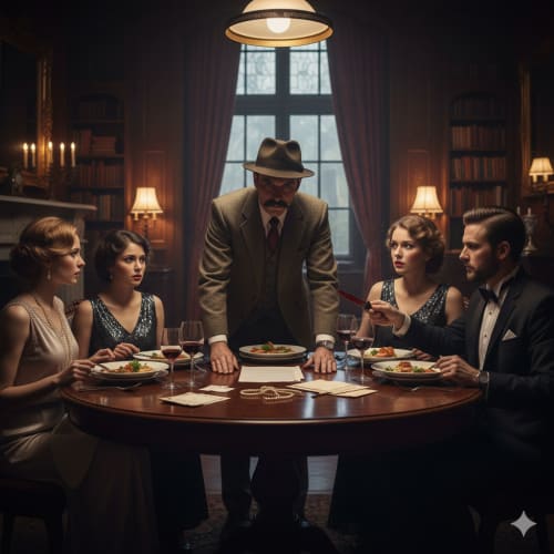 Weihnachtsfeier Krimi Dinner