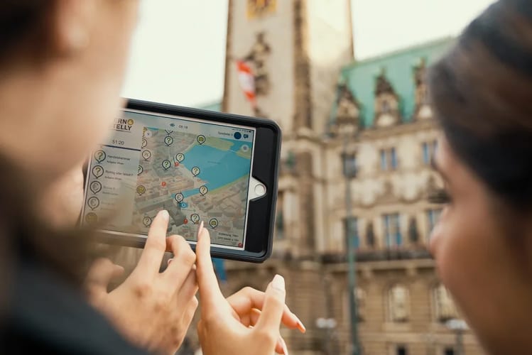 Tablet Rallye Hamburg Speicherstadt