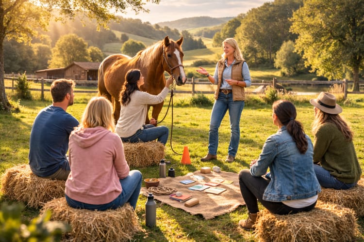 Teambuilding mit Pferden