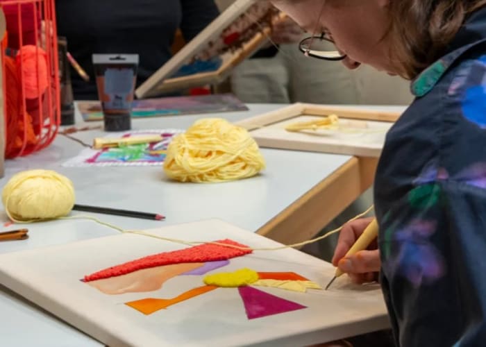 Punch Needle trifft Acryl München 