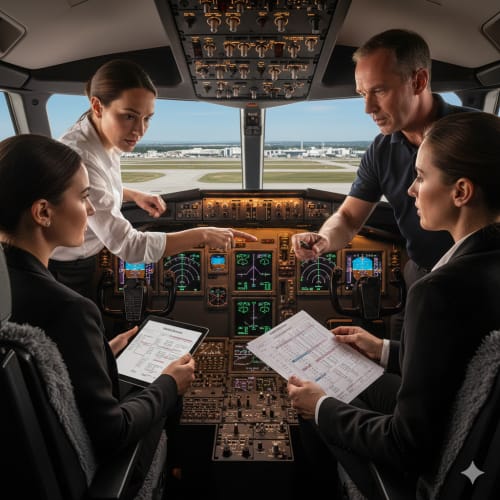 Management Training im Flugsimulator 