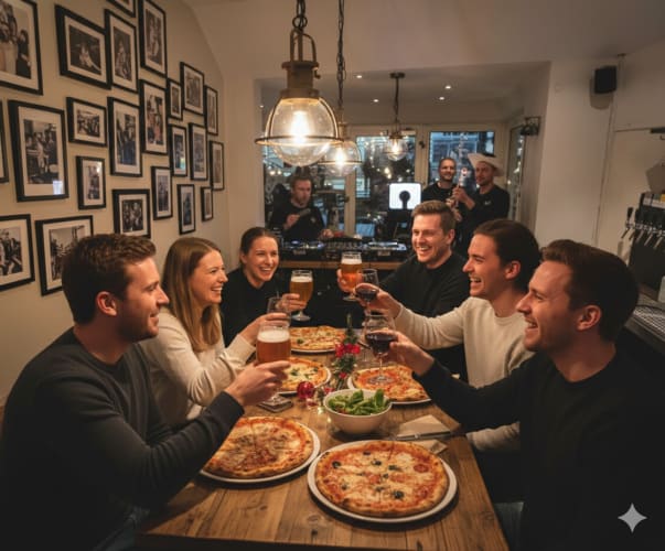 Weihnachtliches Pub-Dinner im Grindelhof