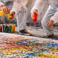 Mobiles Action Painting preview