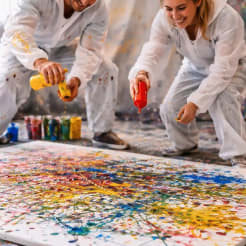 Mobiles Action Painting preview