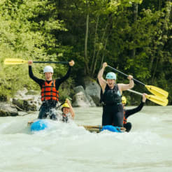 Floßbau auf der Isar preview