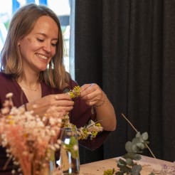 Blumen Haarkranz Workshop München preview