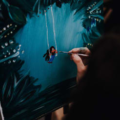 Weinprobe mit Malsession München thumb