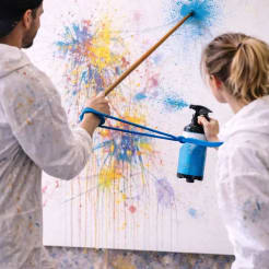 Mobiles Action Painting preview